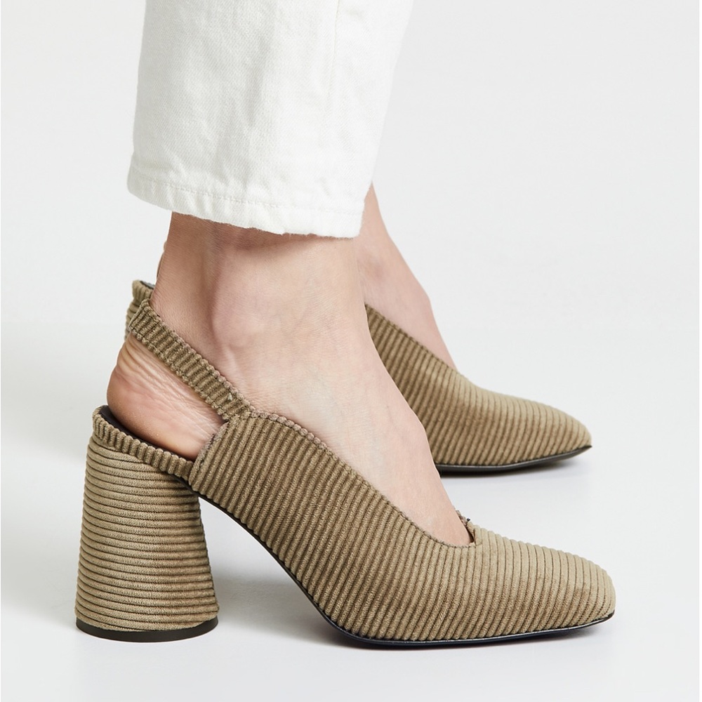 Castaner Karme Slingback Pumps in Corduroy